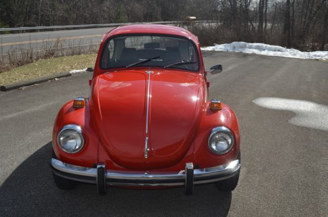 1972 volkswagen super beetle sedan factory sunroof 4 speed solid