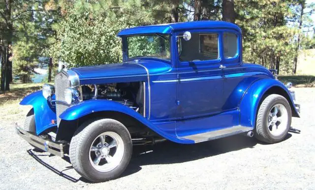 1930 model a ford coupe street rod/hot rod with blower