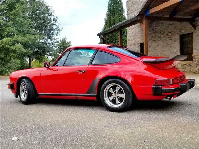 1986 porsche 911 carrera guards red