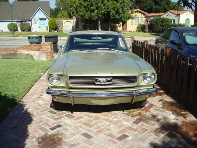 1966 ford mustang fastback - rare sauterne gold metallic color / unmolested