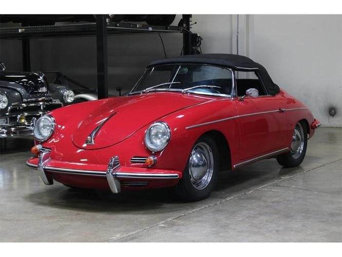 1961 porsche 356 in san carlos, california
