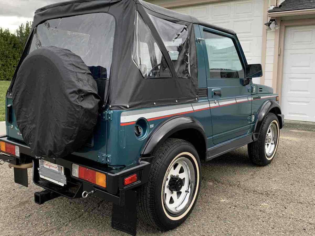 1987 suzuki samurai green 4wd manual