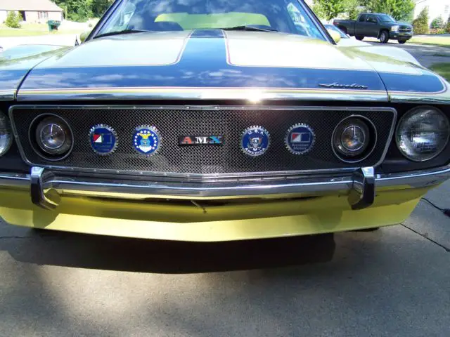 1972 javelin amx amc yellow