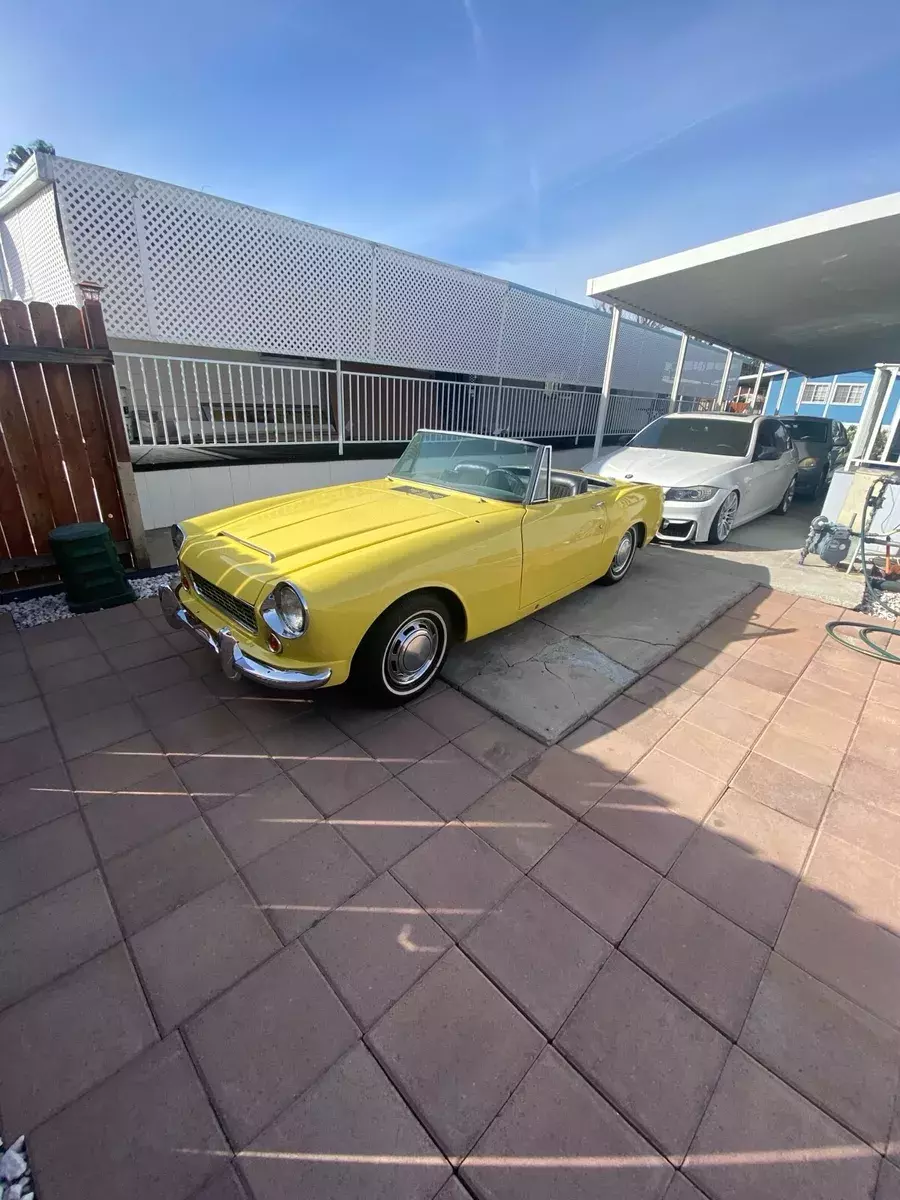 1964 datsun 1500 convertible yellow