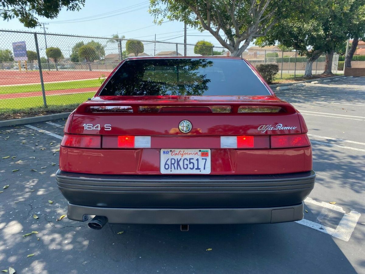 alfa romeo 164 s-clean title-mint condition-low miles-service records-no reserve