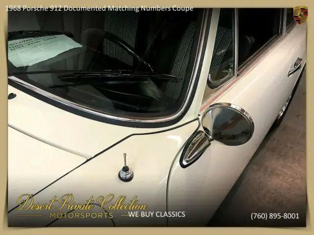 1968 porsche 912 documented matching numbers for sale!
