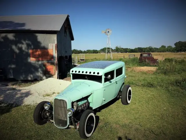 1931 ford model a 2 door sedan chopped