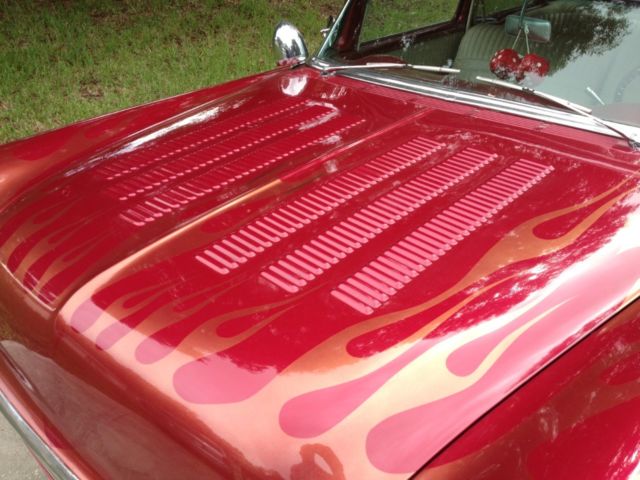 1955 chevy 210 2 door full custom chopped top lead sled florida see video