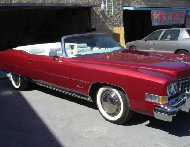 1973 cadillac eldorado ***classic candy red*** classic car