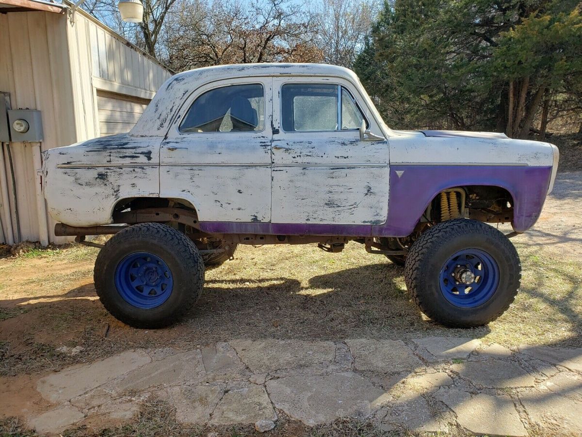 1957 ford prefect sedan white 4wd manual