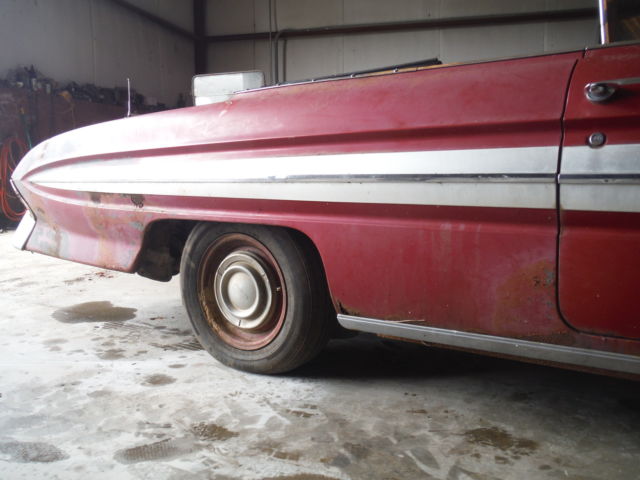 1961 oldsmobile starfire convertible complete restorable no title! car 62 impala