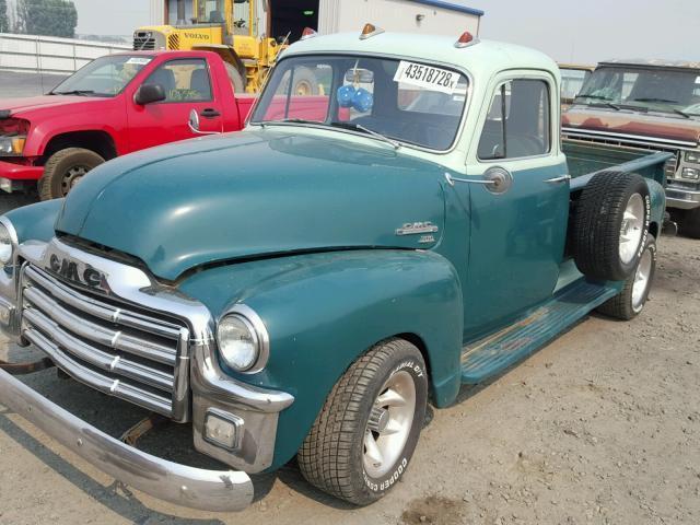 1954 gmc new design series 73341 miles green pick up / truck 350 v8 automatic