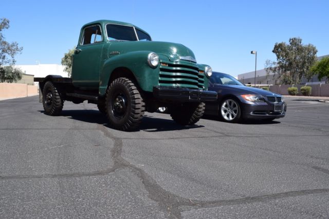 1952 chevrolet 5 window 1/2 ton truck 3100 4x4 v8 no reserve