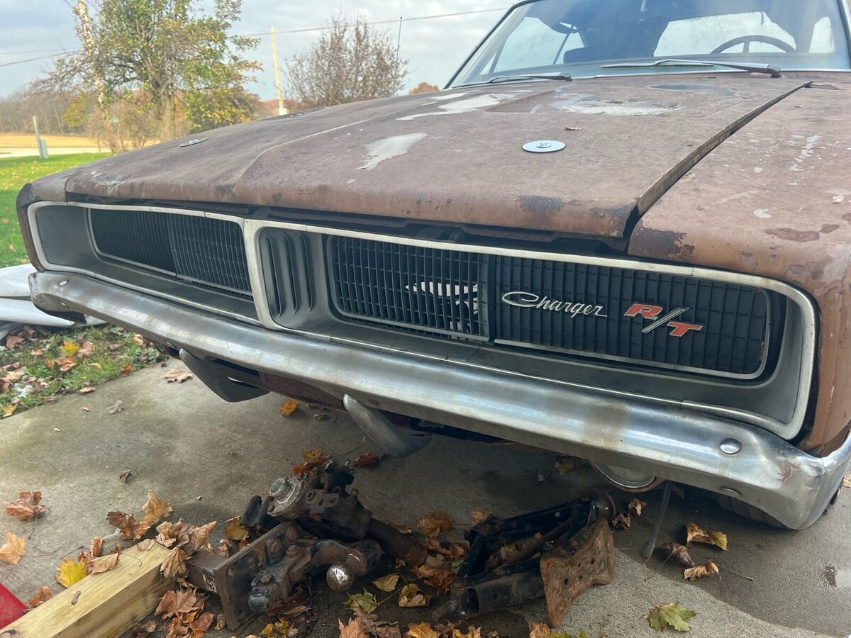 1969 dodge charger coupe brown rwd automatic rt