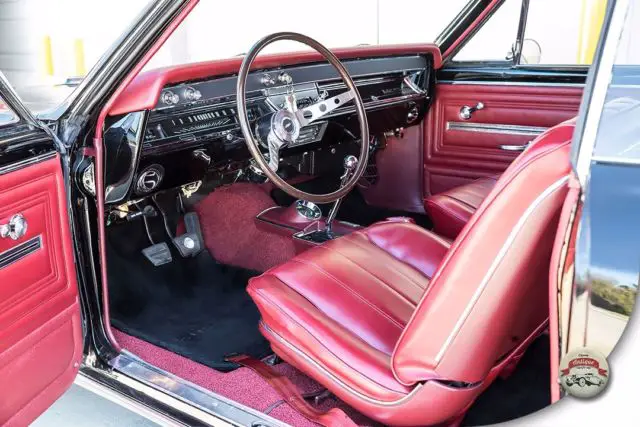 beautiful muscle car with matching numbers