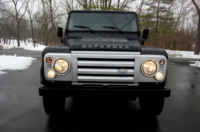 collectible 1991 land rover defender 90 blk/tan leather, 200tdi turbo diesel4wd