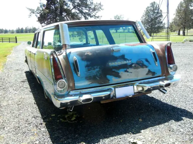 1957 plymouth custom suburban station wagon