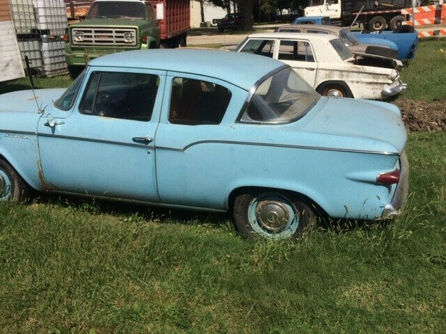 1959 studebaker lark 2 door sedan 170 6 cylinder 3 speed with 289 v8 included