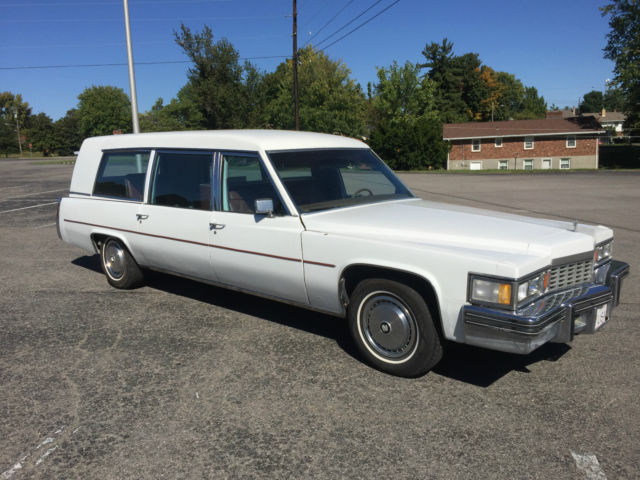 1977 cadillac fleetwood miller meteor ambulance hearse combo 425 v8, jump seat