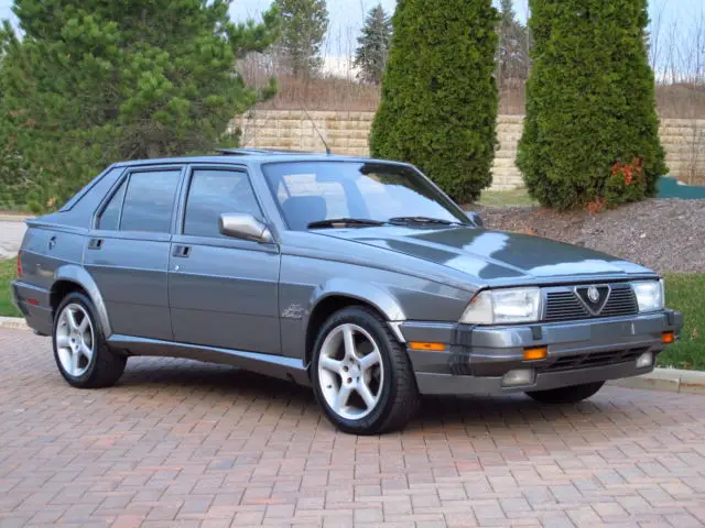 1988 alfa romeo milano 3.0 verde rwd, 1 of 800 made, rare italian car
