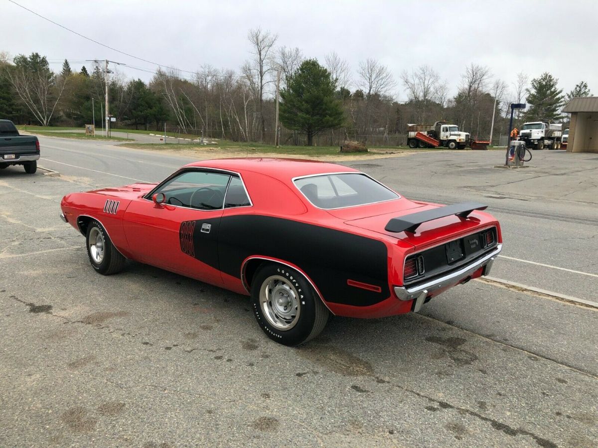 1971 plymouth cuda # match 383 4 speed