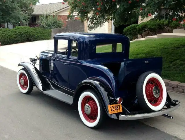 vintage 1931 oldsmobile f-31 sport rumble seat coupe