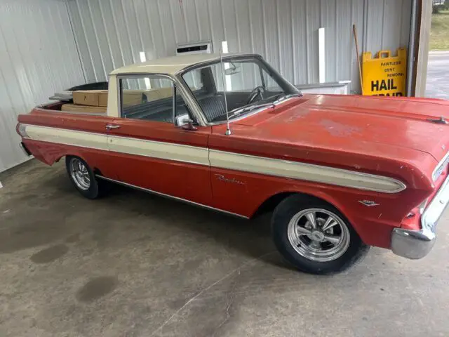 1966 ford ranchero pickup red rwd manual 289