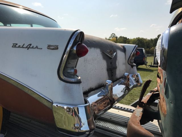 1956 chevrolet belair 2dr coupe california production car solid car