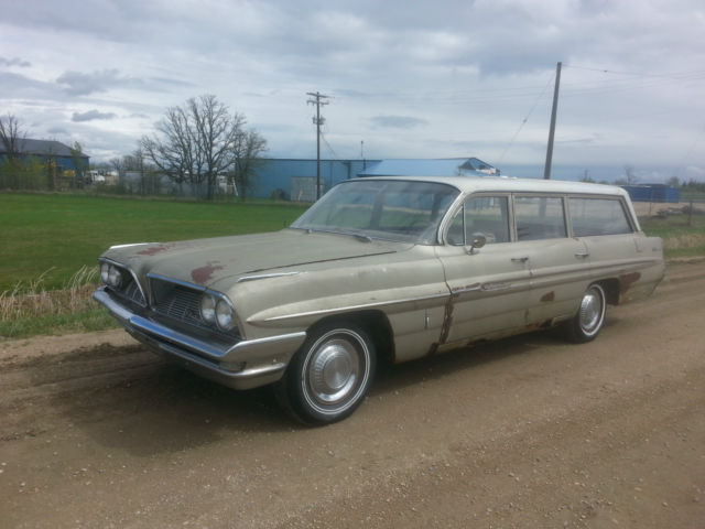 1961 pontiac laurentian safari wagon bonneville catalina v8 power brakes