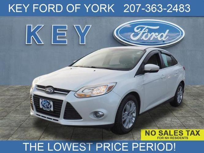 2012 ford focus sel sel 4dr sedan for sale in york, maine