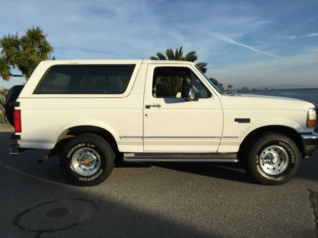 1994 ford bronco xlt sport utility 2-door 5.8l / no reserve / original ca car