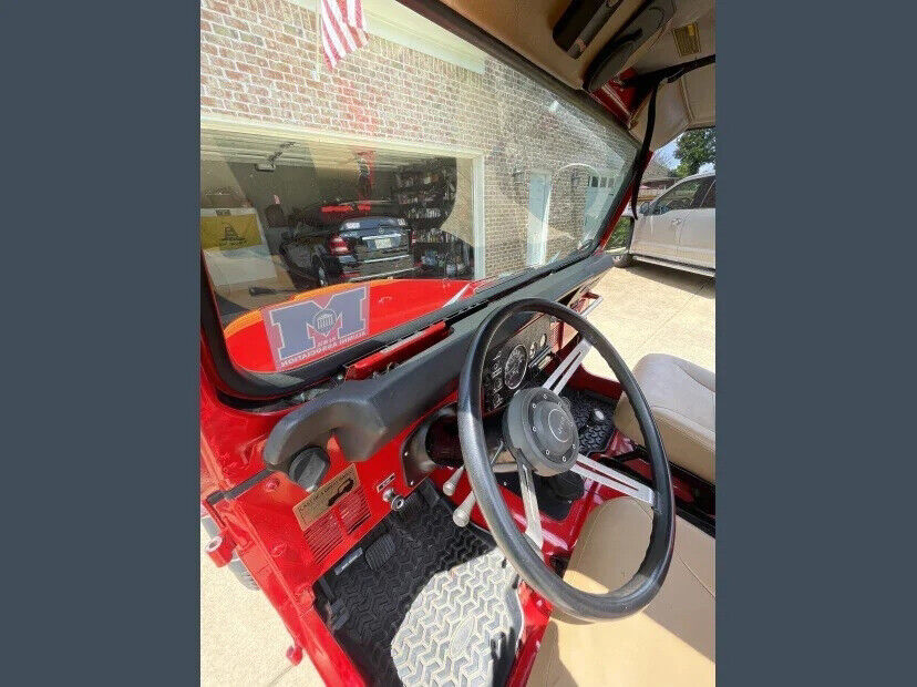 1986 jeep wrangler 4.2l i6 manual suv hard top&side doors newer tires repainted