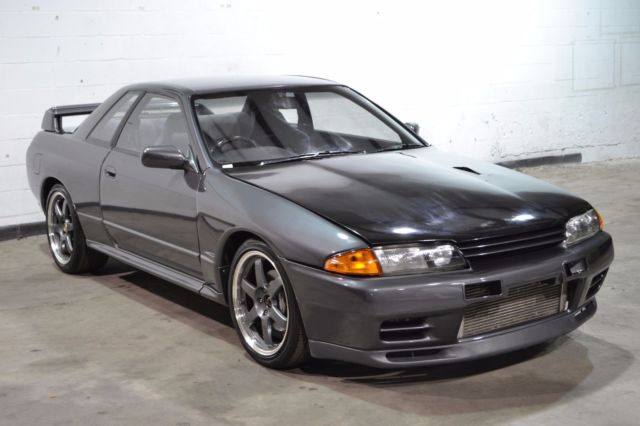 1990 nissan skyline gt-r -- gun metal grey - rb26dett - 5 speed - 61,205 miles