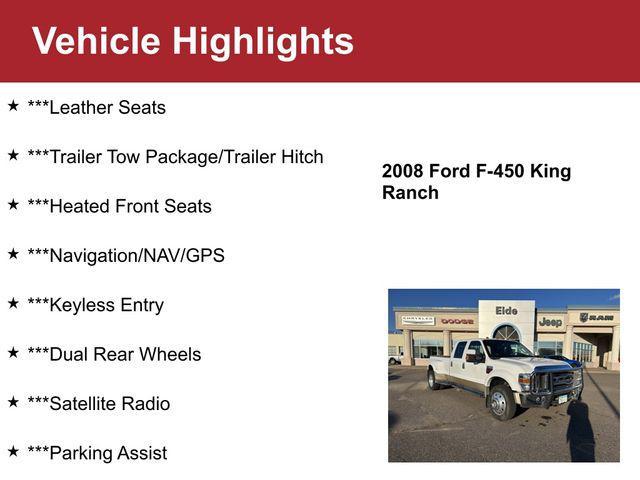 2008 ford f-450 king ranch