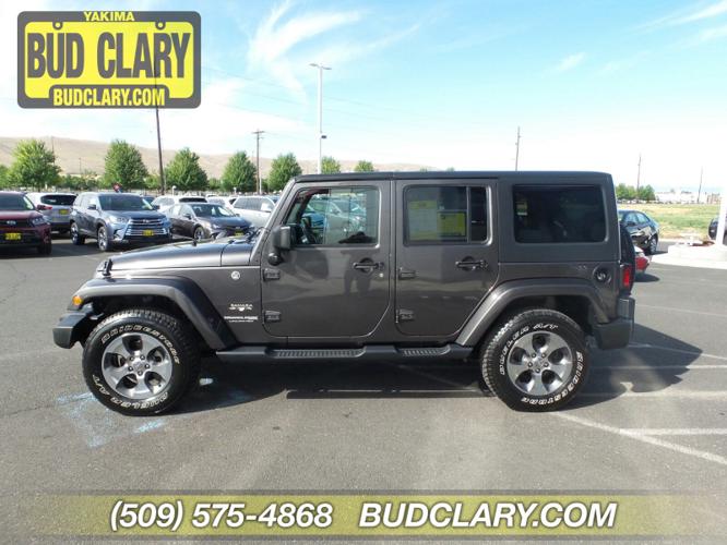 used 2018 jeep wrangler jk 4wd unlimited sahara union gap, wa 98903 for sale in sumach, washington