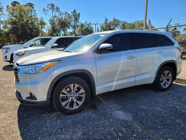 2016 toyota highlander le