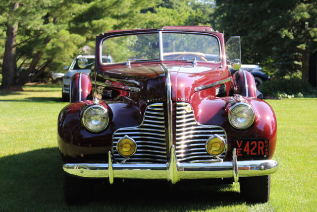 1940 buick century convertible * rare * dual side mounts classic car super