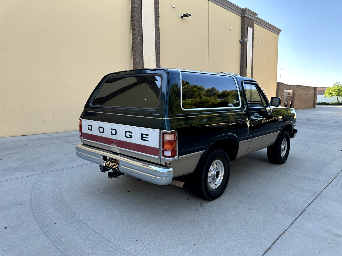 1993 dodge ram charger le 2 door rust free 4x4 4 wheel drive california truck