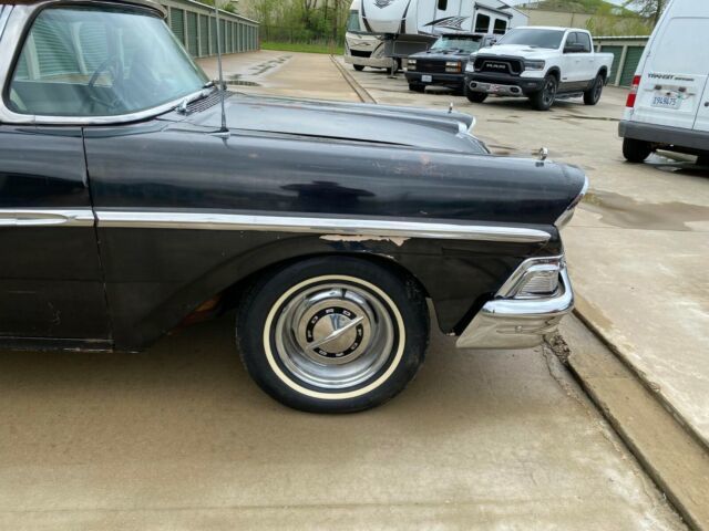 unrestored survivor 1958 ford fairlane retractable skyliner - running barn find