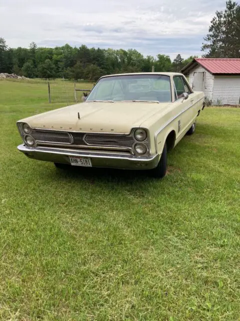 1966 plymouth fury coupe yellow rwd automatic 3