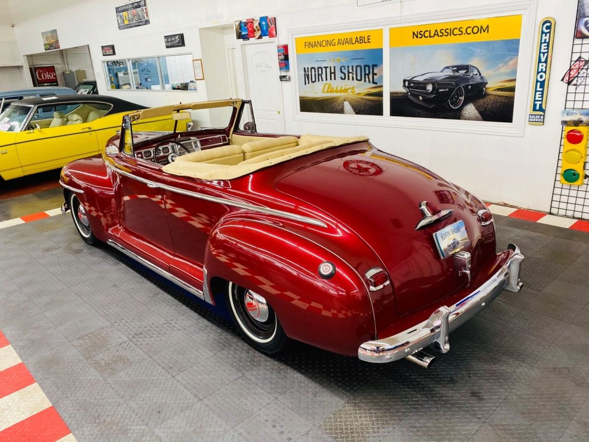 1947 plymouth special deluxe, red with 1,250 miles available now!
