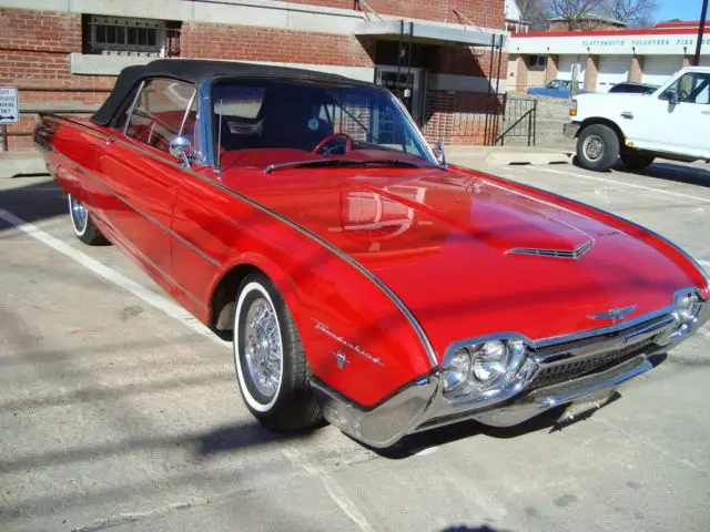 1962 ford thunderbird 4seat/2 seat convertible, rare! 390 c.i. engine
