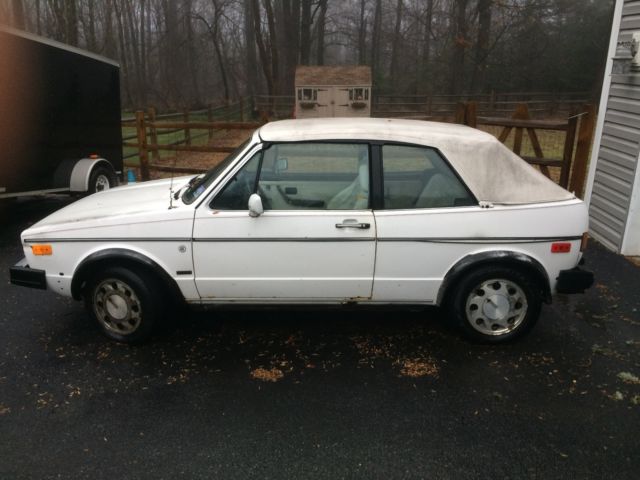 1987 vw cabriolet wolfsburg edition convertible