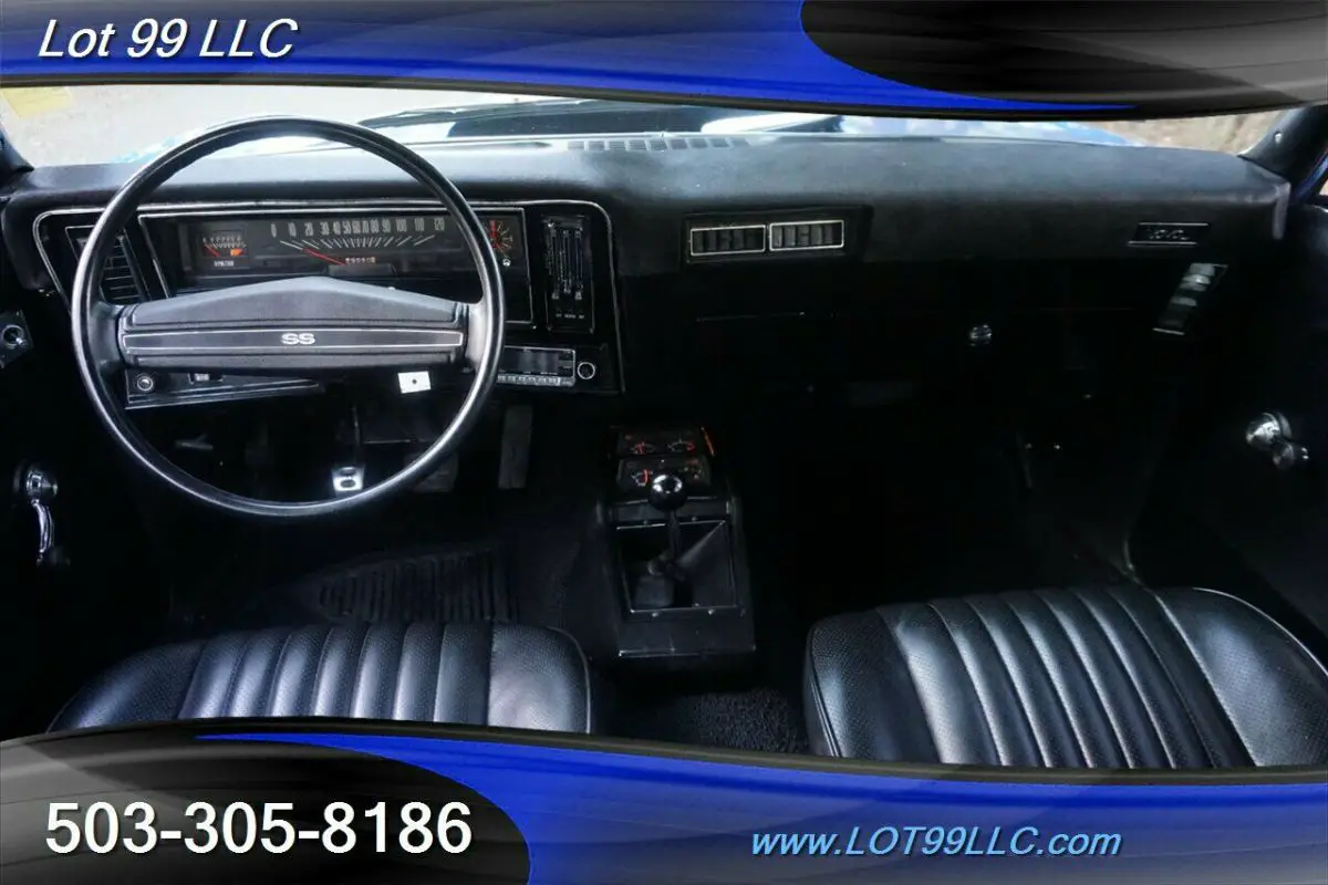 1973 chevrolet nova ss v8 4 speed manual leather rally wheels a/c chevelle