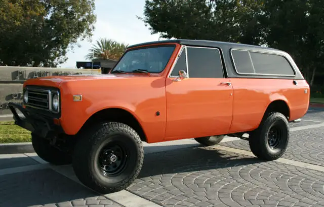 1978 scout traveler,v8, 4 spd, lifted, flowmasters, california blue plates nice!