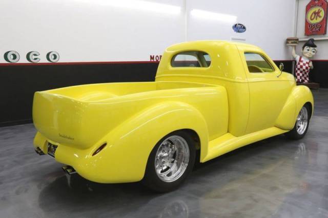 1939 studebaker commander 616 miles yellow pickup truck v8 5.7l automatic