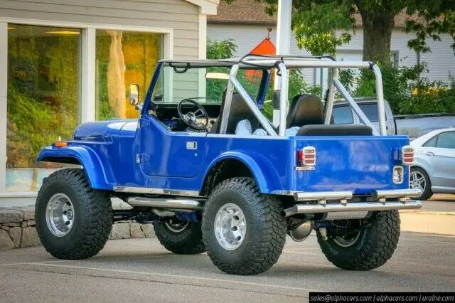 blue jeep cj-7 with 513 miles available now!