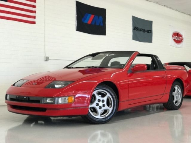 1993 nissan 300zx 2dr convertible auto w/leather seats
