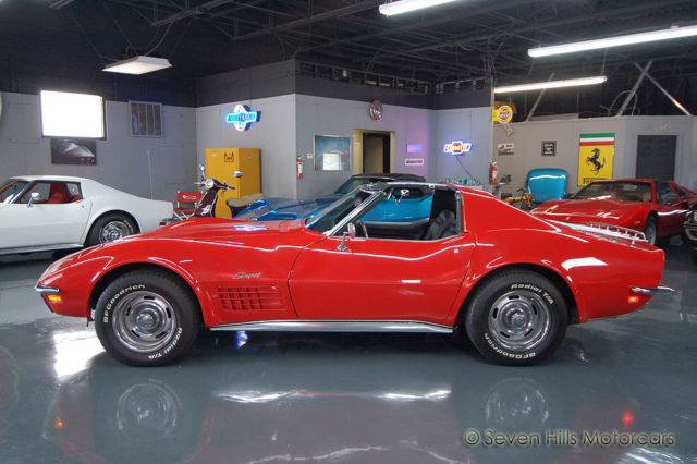 beautiful condition, restored, red/black, auto, ps, pb, extensive documentation