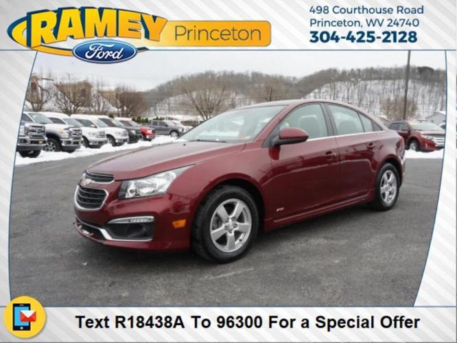 2016 chevrolet cruze limited 1lt auto 1lt auto 4dr sedan w/1sd for sale in elgood, west virginia